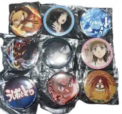 うしおととら 缶バッジ 巨大缶バッジ 藤田和日郎 まとめ売り とら 蒼月潮 うしおととら 引狭霧雄 バッジ - メルカリ