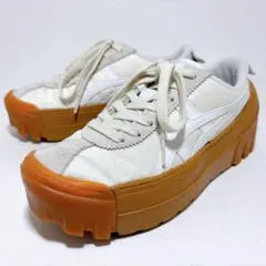 極美品☆オニツカタイガー デレゲーションチャンク スニーカー 厚底 23.5cm