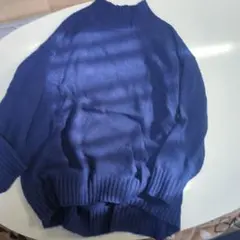 セーター　ジーユー　サイズXL　ブルー