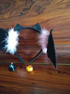 ハロウィン　ダイソー　コウモリのカチューシャ　びっくらたまご　かぼちゃ　おばけ