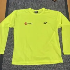 YONEX 蛍光イエロー 長袖Tシャツ