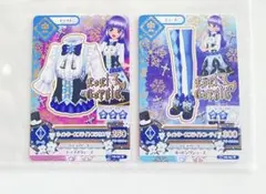 アイカツ　ウィンタースプライトコーデ　氷上スミレ　ロリゴシック　くるみ割り人形