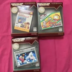【人気ソフトあり！】ファミコンミニ　ニンテンドーアドバンスソフト　3点セット！