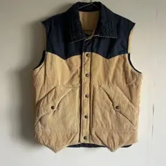 ダウンベスト　リバーシブル　古着