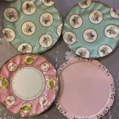 フランスの紙皿　シノワズリ