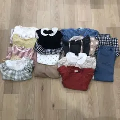 子供服　女の子　まとめ売り　プティマイン　アプレレクール　120 13点