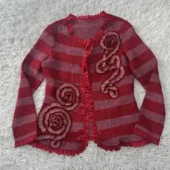 2点おまとめ NOKO OHNO プリーツ リボン カーディガン 42 2点おまとめ NOKO OHNO プリーツ リボン カーディガン 42 2点お