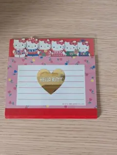 サンリオ ハローキティ キティちゃん メモ帳 6柄　(使いかけ)　1992年