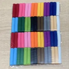 フェルト棒30本 ✖️2セット 手作りフェルトおままごと 見立て遊び　知育玩具