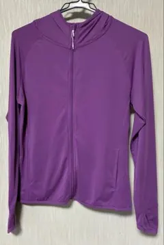 パープル フード付きパーカー Mサイズ 最終特価