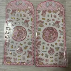 F:マイメロディシール 2シートセット