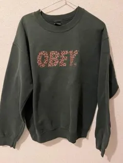 OBEY レオパードプリント スウェット Mのサムネイル