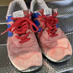 美品 ニューバランス new balance 576 スエード 赤色 レア