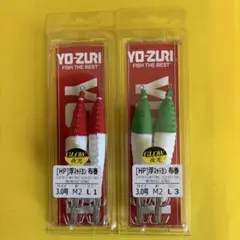 No.392 ヨーズリ　イカ角　浮きスッテ3号　4本セット　未使用品のサムネイル