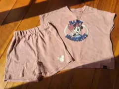 バースデー フタフタ ミニーちゃん セットアップ 90cm