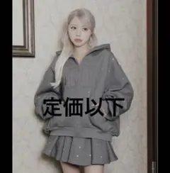 ダーリッチ darich DDロゴビジュースウェットセットアップ グレー