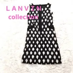 LANVIN ノースリーブひざ丈ワンピース 38