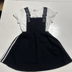 CUTE LOVE サロペット風ワンピース　140㎝
