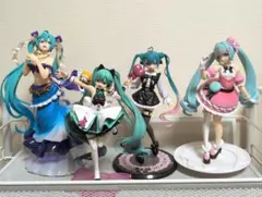 初音ミク　プライズフィギュア　まとめ売り　5点セット 初音ミク フィギュア 5体セット まとめ売り プライズ｜Yahoo!フリマ