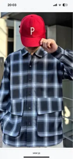 CIAOPANIC/Bigポケットチェックシャツ