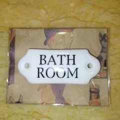 ドアプレート【BATHROOM】インテリア　新品未使用