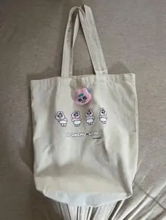 おぱんちゅうさぎ トートバッグ マスコット付きのサムネイル
