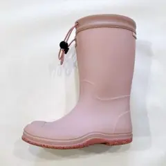 バースデイ 長靴 レインブーツ シンプル ピンク 21cm 小学生