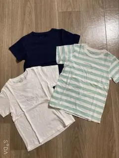 【無印】キッズ Tシャツ 3枚セット 110cmのサムネイル
