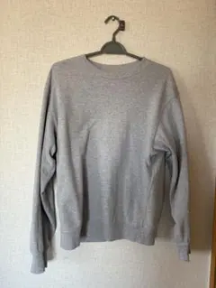 UNIQLO グレー クルーネック トレーナー Lサイズ