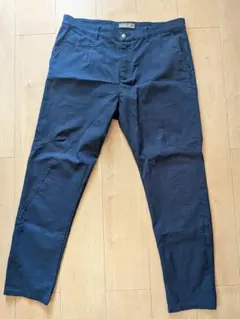 ZARA MAN コットンパンツ　ネイビー