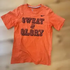 NIKE キッズ Tシャツ オレンジ Mサイズ