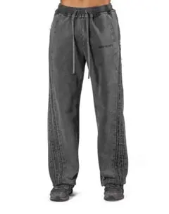 LYFT Vintage Sweat Wide Pants D.Grey