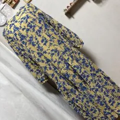 ベロア ロングワンピース