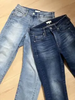 スキニーデニム 2色セット