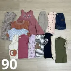 【週末価格】まとめ売り 14点 90 プティマイン ペアマノン 西松屋 GU