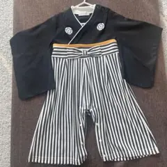 ベビー袴 ロンパース 90 男の子 お食い初め 初節句