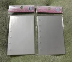 メリング 透明シール台紙 A7サイズ 10枚入り 2セット ハード リフィル