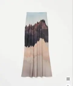 MARTE sahara Art Print Skirt スカート　sandのサムネイル