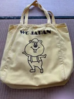 WC JAPAN トートバッグ イエローのサムネイル