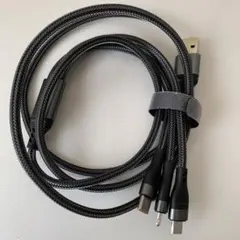 新品ナイロン編み 充電ケーブル 1.5m USB Type-CMicro USB