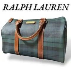美品　175 RALPH LAUREN ボストンバッグ　ミニボストン チェック