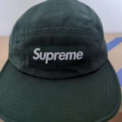 Supreme ダークグリーン キャップ