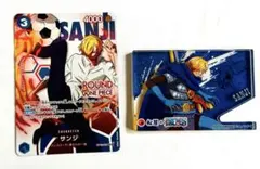 ONE PIECE ワンピース カード ラウンドワン プロモ サンジ 松屋コラボ