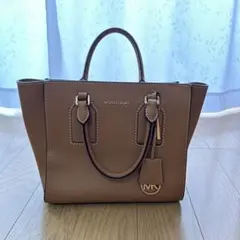 マイケルコース セルビー 2wayハンドバッグ ショルダーバッグ レザーベージュ