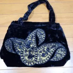 ベロア トートバッグ