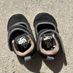 VANS ブラック スリッポン ベビーシューズ