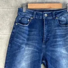 JEANASIS ジーナシス ブーツカットデニム フレアカット ダークブルー系