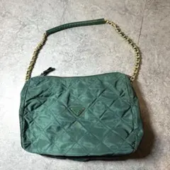 《 PRADA 》 ショルダーバッグ グリーン