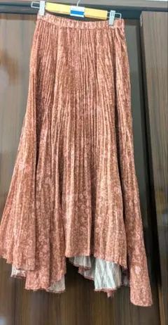 【ぽんず様】CELFORD　花柄シアーフレアロングスカート