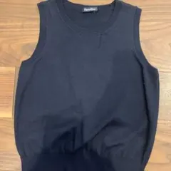 【ファミリア 】ベスト お受験 濃紺 ネイビー 120 フォーマル